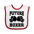 thumbnail image 1 of Inktastic Boxing Future Boxer Boys or Girls Baby Bib, 1 of 4