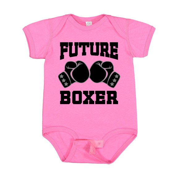 Inktastic Boxing Future Boxer Boys or Girls Baby Bodysuit