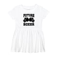 thumbnail image 1 of Inktastic Boxing Future Boxer Girls Baby Dress, 1 of 5