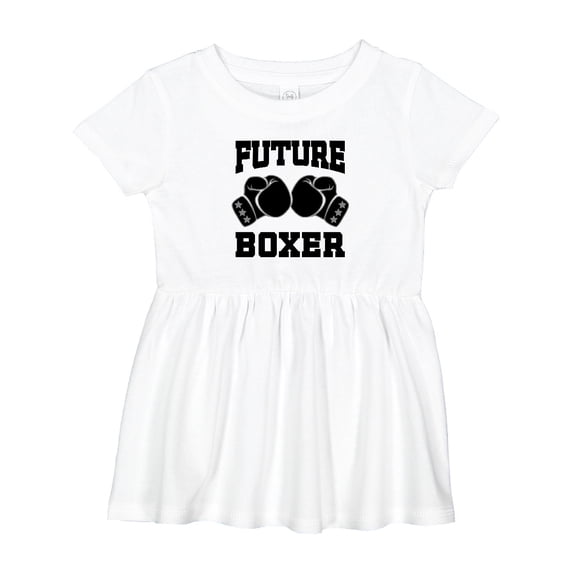 Inktastic Boxing Future Boxer Girls Baby Dress