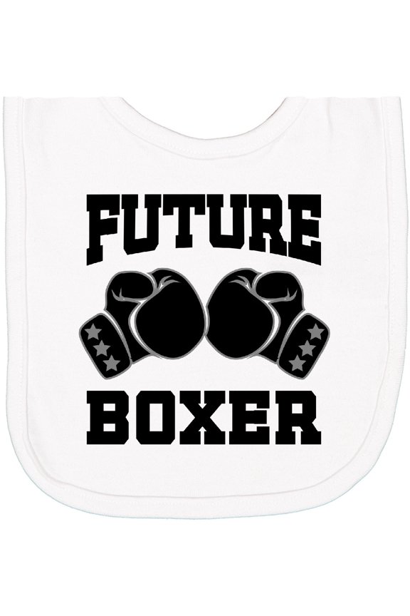 Boxing Future Boxer Newborn Bib