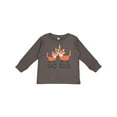 thumbnail image 1 of Inktastic Boy Fox Brother Announcement Boys Long Sleeve Toddler T-Shirt, 1 of 5