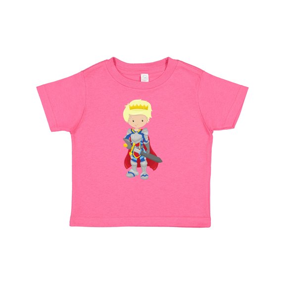 Inktastic Boy Prince, Knight In Shining Armor, Blond Hair Boys Baby T-Shirt