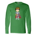 thumbnail image 1 of Inktastic Boy Prince, Knight In Shining Armor, Brown Hair Long Sleeve T-Shirt, 1 of 5