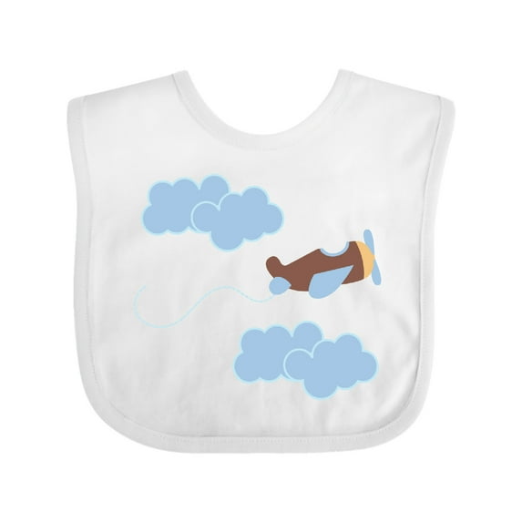 Inktastic Boys Airplane Pilot Boys Baby Bib