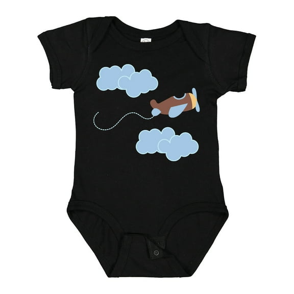 Inktastic Boys Airplane Pilot Boys Baby Bodysuit