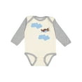 thumbnail image 1 of Inktastic Boys Airplane Pilot Boys Long Sleeve Baby Bodysuit, 1 of 5