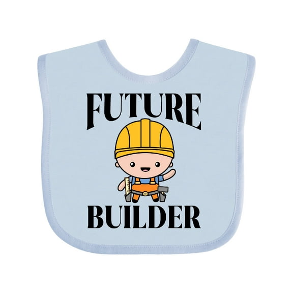 Inktastic Boys Future Builder Construction Boys Baby Bib