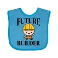 thumbnail image 1 of Inktastic Boys Future Builder Construction Boys Baby Bib, 1 of 4