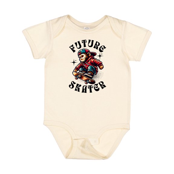 Inktastic Boys Skateboarding Future Skater Boys Baby Bodysuit