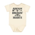 thumbnail image 1 of Inktastic Boys Valentines Day Breaking Hearts Boys Baby Bodysuit, 1 of 5
