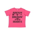 thumbnail image 1 of Inktastic Boys Valentines Day Breaking Hearts Boys Toddler T-Shirt, 1 of 5