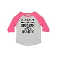 thumbnail image 1 of Inktastic Boys Valentines Day Breaking Hearts Boys Toddler T-Shirt, 1 of 5