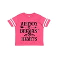 thumbnail image 1 of Inktastic Boys Valentines Day Breaking Hearts Boys Toddler T-Shirt, 1 of 5