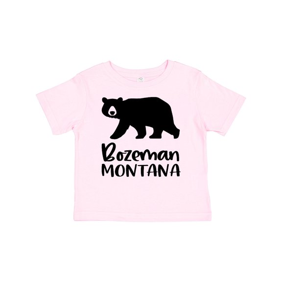 Inktastic Bozeman, Montana Black Bear Silhouette Boys or Girls Baby T-Shirt