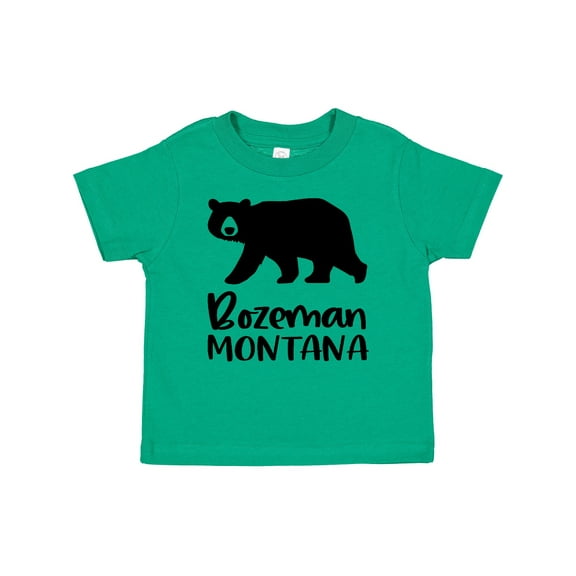 Inktastic Bozeman, Montana Black Bear Silhouette Boys or Girls Baby T-Shirt