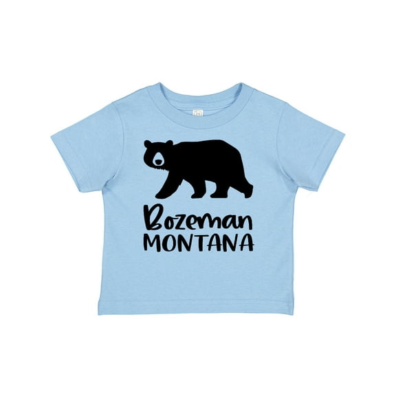 Inktastic Bozeman, Montana Black Bear Silhouette Boys or Girls Baby T-Shirt