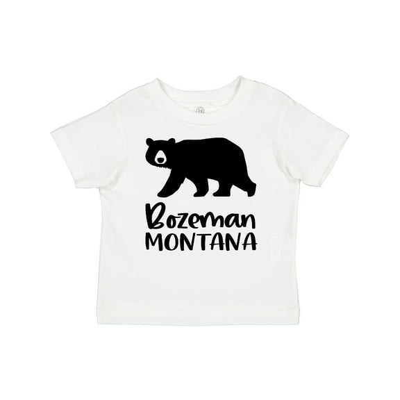 Inktastic Bozeman, Montana Black Bear Silhouette Boys or Girls Baby T-Shirt