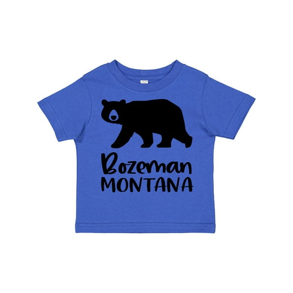 Inktastic Bozeman, Montana Black Bear Silhouette Boys or Girls Toddler T-Shirt