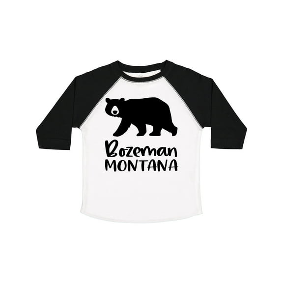 Inktastic Bozeman, Montana Black Bear Silhouette Boys or Girls Toddler T-Shirt