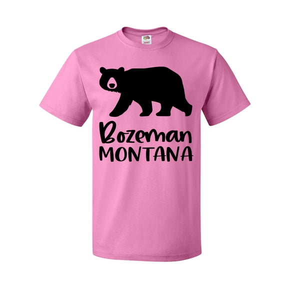 Inktastic Bozeman, Montana Black Bear Silhouette T-Shirt