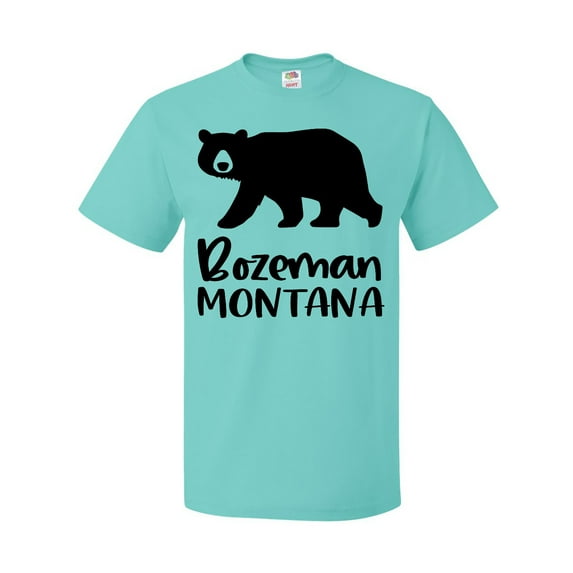 Inktastic Bozeman, Montana Black Bear Silhouette T-Shirt