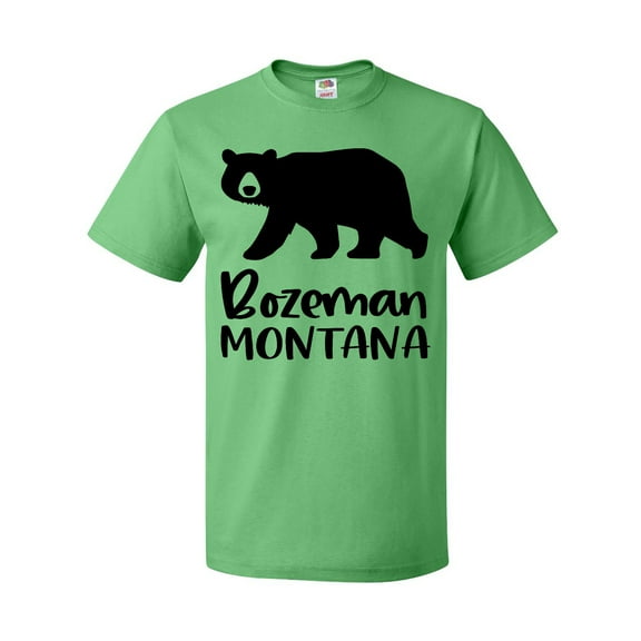 Inktastic Bozeman, Montana Black Bear Silhouette T-Shirt