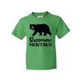 thumbnail image 1 of Inktastic Bozeman, Montana Black Bear Silhouette Youth T-Shirt, 1 of 5
