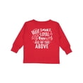 thumbnail image 1 of Inktastic Brave Smart Loyal Kind Fun Loved All of the Above Boys or Girls Long Sleeve Toddler T-Shirt, 1 of 5