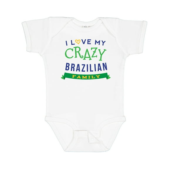 Inktastic Brazilian Family Reunion Funny Boys or Girls Baby Bodysuit