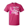 thumbnail image 1 of Inktastic Breast Cancer Awareness Faith over Fear T-Shirt, 1 of 5