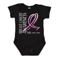 thumbnail image 1 of Inktastic Breast Cancer Awareness Fight, Care, Cure Boys or Girls Baby Bodysuit, 1 of 5
