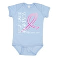 thumbnail image 1 of Inktastic Breast Cancer Awareness Fight, Care, Cure Boys or Girls Baby Bodysuit, 1 of 4