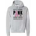 thumbnail image 1 of Inktastic Breast Cancer Awareness Get Your Pink on Adult Hoodie Sweatshirt, 1 of 4