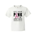thumbnail image 1 of Inktastic Breast Cancer Awareness Get Your Pink on Youth T-Shirt, 1 of 5