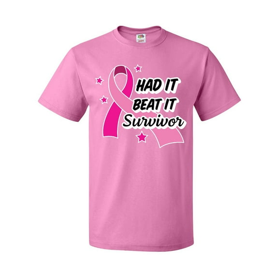 Inktastic Breast Cancer Awareness Had it Beat it Survivor T-Shirt