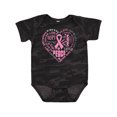 thumbnail image 1 of Inktastic Breast Cancer Awareness Heart Words Boys or Girls Baby Bodysuit, 1 of 5