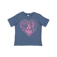 thumbnail image 1 of Inktastic Breast Cancer Awareness Heart Words Boys or Girls Toddler T-Shirt, 1 of 5