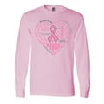 thumbnail image 1 of Inktastic Breast Cancer Awareness Heart Words Long Sleeve T-Shirt, 1 of 5