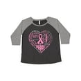 thumbnail image 1 of Inktastic Breast Cancer Awareness Heart Words Women's Plus Size T-Shirt, 1 of 5