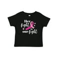 thumbnail image 1 of Inktastic Breast Cancer Awareness Her Fight is Our Fight Boys or Girls Baby T-Shirt, 1 of 5
