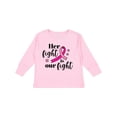 thumbnail image 1 of Inktastic Breast Cancer Awareness Her Fight is Our Fight Boys or Girls Long Sleeve Toddler T-Shirt, 1 of 5