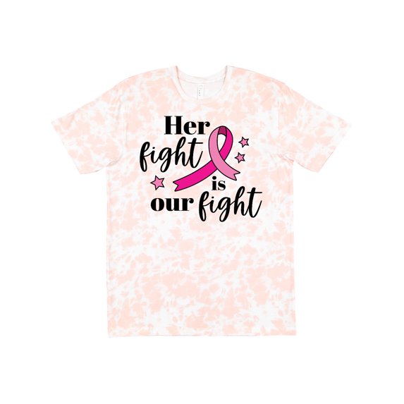 Inktastic Breast Cancer Awareness Her Fight is Our Fight T-Shirt