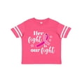 thumbnail image 1 of Inktastic Breast Cancer Awareness Her Fight is our fight Boys or Girls Toddler T-Shirt, 1 of 5