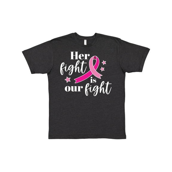 Inktastic Breast Cancer Awareness Her Fight is our fight T-Shirt