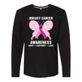 thumbnail image 1 of Inktastic Breast Cancer Awareness Hope Support and Love Long Sleeve T-Shirt, 1 of 5