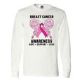 thumbnail image 1 of Inktastic Breast Cancer Awareness Hope Support and Love Long Sleeve T-Shirt, 1 of 5