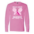 thumbnail image 1 of Inktastic Breast Cancer Awareness Hope Support and Love Long Sleeve T-Shirt, 1 of 5