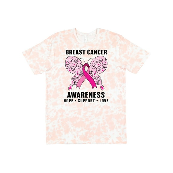 Inktastic Breast Cancer Awareness Hope Support and Love T-Shirt