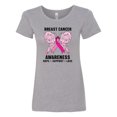 thumbnail image 1 of Inktastic Breast Cancer Awareness Hope Support and Love Women's T-Shirt, 1 of 5